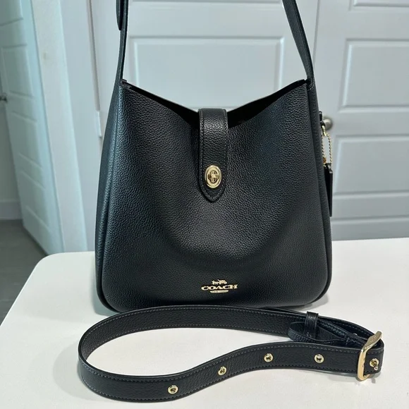 Coach Hadley Convertible Crossbody Bag in black - Picture 2 of 10